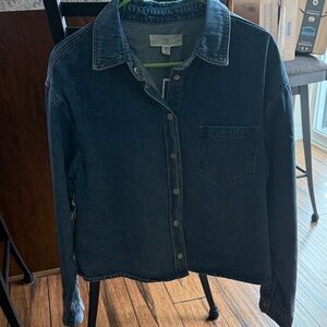 Dark Blue Women's Jean Jacket